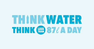 Think Water, Think Less Than 87L per day