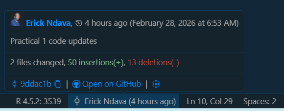 Changes to commit